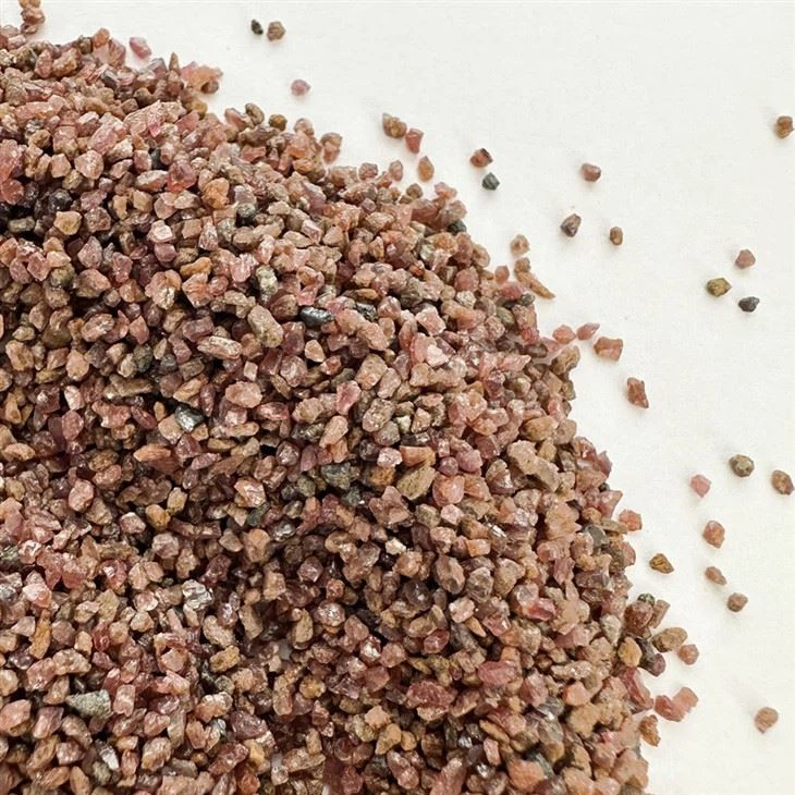 Granátový piesok na pieskovanie 12-24 pletivo